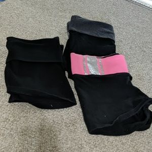 3 pairs victoria secret yoga shorts S